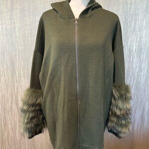 Alice + Olivia Olive Knit Sweater